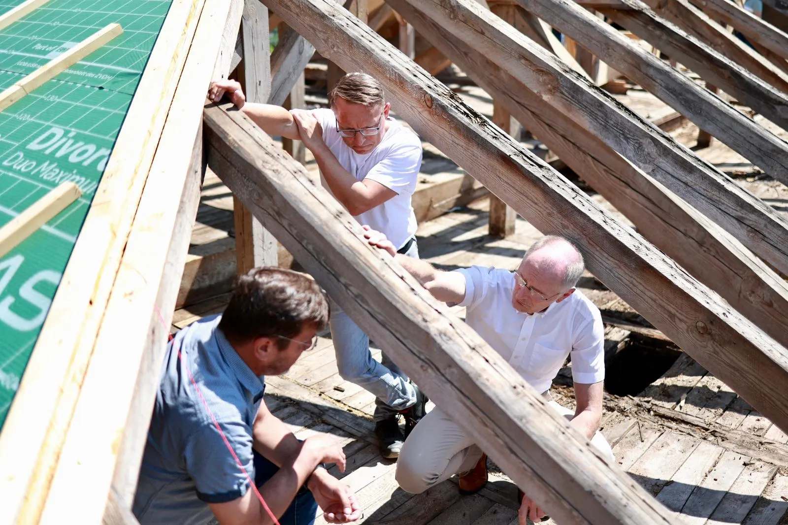 Dach des Zerbster Bahnhofs