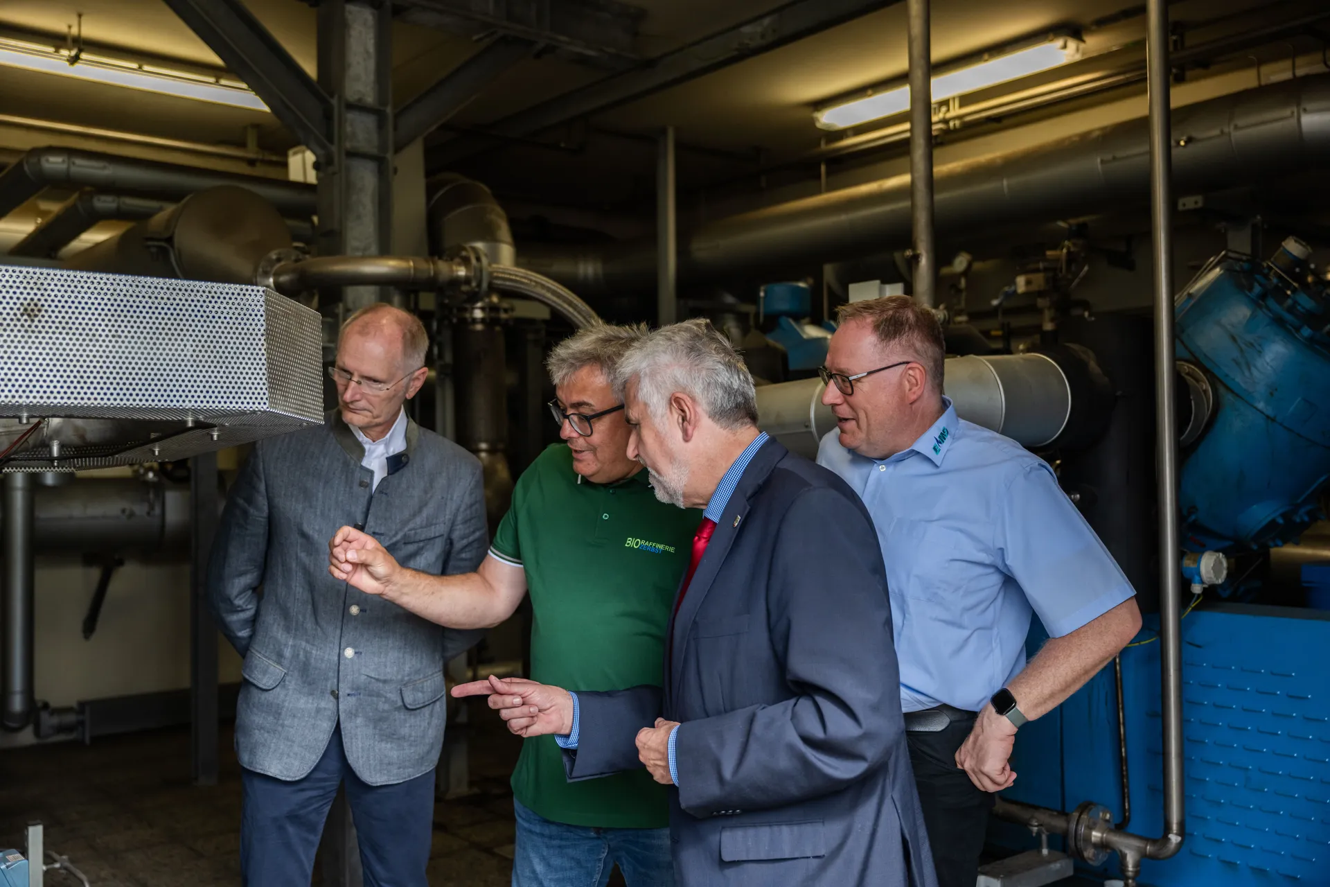Besuch der Bioraffinerie Zerbst während der MWU-Sommertour