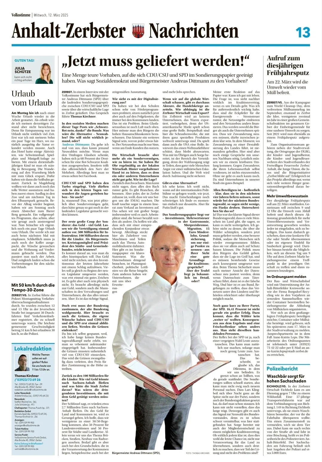 Zeitungsartikel