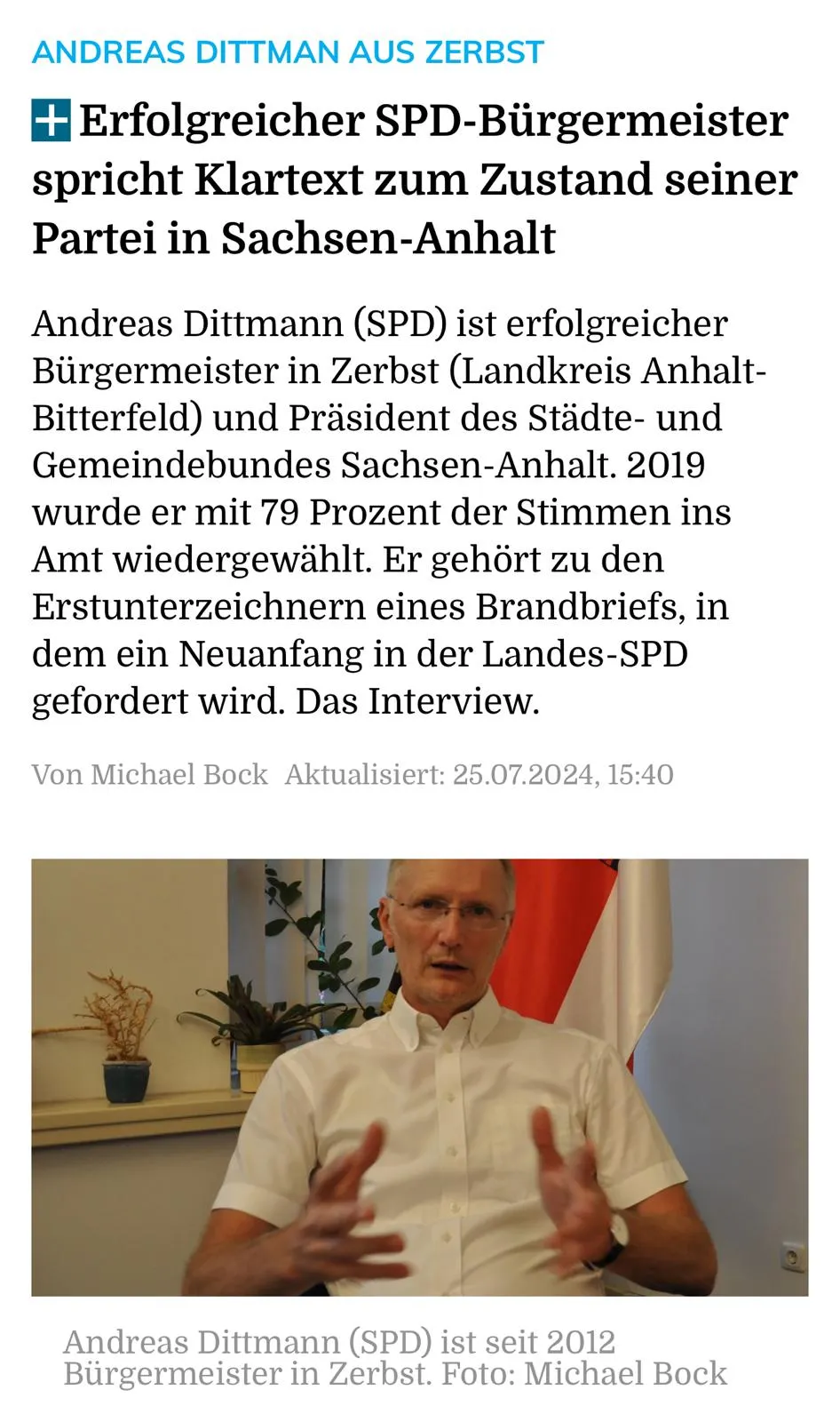 Zeitungsartikel